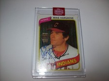 2019 Topps Archives Signature Series Mike Hargrove Auto #48/85 Buyback Free Ship