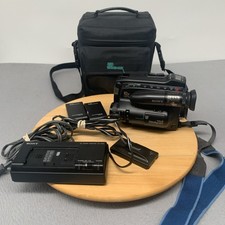 Sony Handycam CCD-TR9 Video8 Camcorder 10x Zoom Tested Works Bundle w/ Case