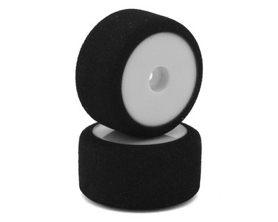 HackFab Losi Micro-B/T Foam Rear Tires White Set 2 Larger diameter (HFB06306W)