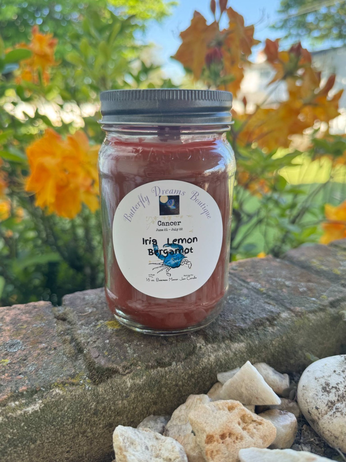 Homemade Zodiac Collection All Natural 16 oz Beeswax Candles