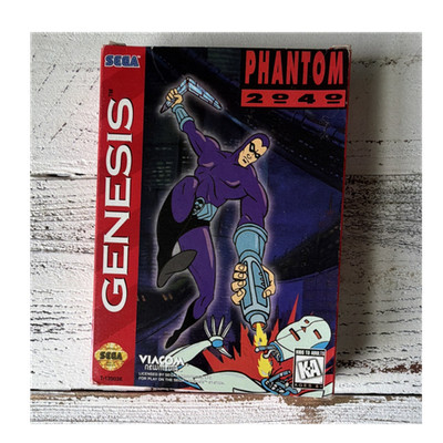 Phantom 2040 (Sega Genesis, Viacom New Media) Original Box, Action