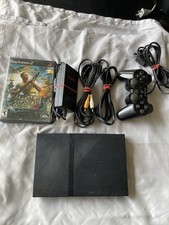 Sony PlayStation 2 PS2 Slim Console SCPH-70012 - Tested/Working W Game