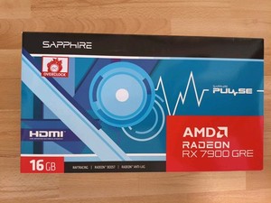 Sapphire Pulse Radeon RX 7900 GRE 16GB GDDR6 GPU Grafikkarte Garantie