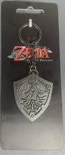Officially Licensed Nintendo The Legend of Zelda Hylian Shield Triforce Keychain