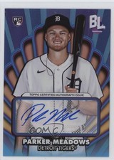 2024 Topps Big League Opening Act Auto Parker Meadows #OAA-PM Auto 0rd2
