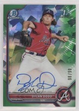 2022 Bowman Chrome Prospect Green Atomic Refractor 98/99 Dylan Dodd Auto 0s9t