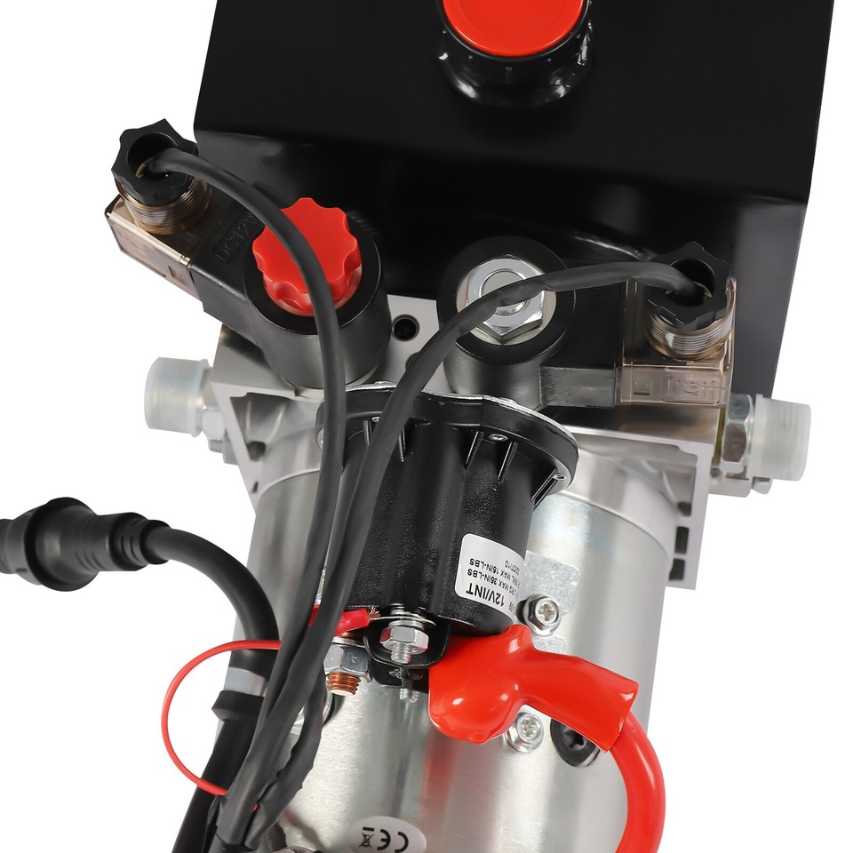 VEVOR 8 Quart Double Acting Hydraulic Pump Unit – 12V DC For Dump Trailer – 3200 PSI - View #3