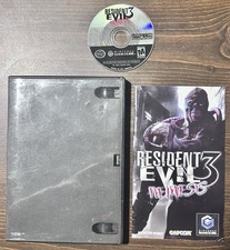 Resident Evil 3: Nemesis Nintendo Gamecube Disc Manual & Case