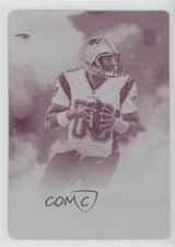 2016 Panini Origins Rookie Auto Printing Plate Magenta 1/1 Jacoby Brissett uk2