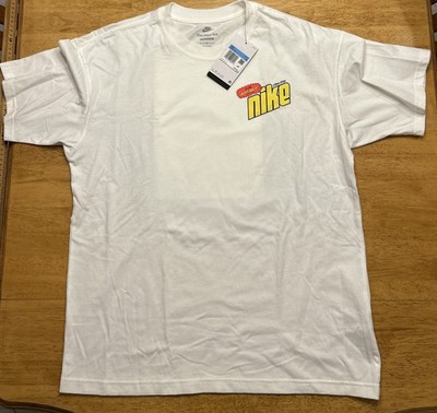Nike NSW Ultra Drip Keep It Clean White T-Shirt Men's DM3444-100 Size MEDIUM