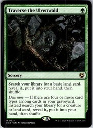 Traverse the Ulvenwald #221 Innistrad Remastered Rare Sorcery