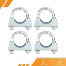 4Pcs Muffler U-Bolt Clamps for 32mm Diameter Exhaust Pipe