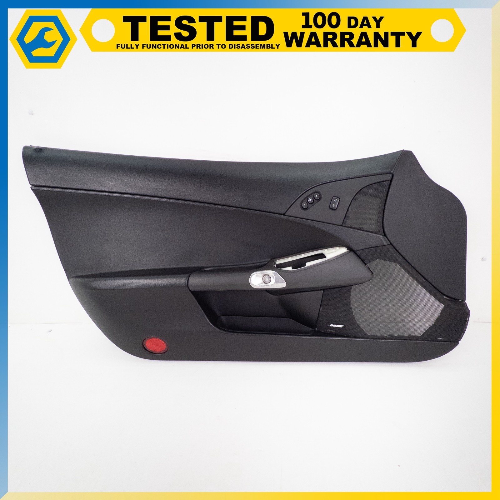 Chevrolet Corvette 2005-2011 Front Left Door panel Black