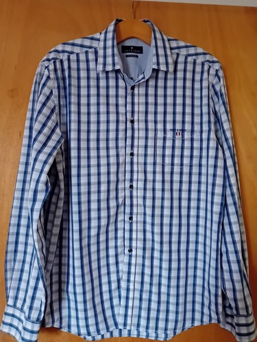 Herren Baumwollhemd Größe M von NAVY & GRÜN