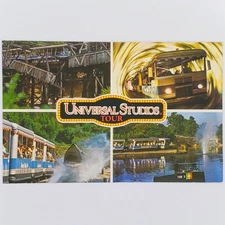 Universal Studios Hollywood 20th Anniversary Postcard Jaws Glacier Red Sea 1984