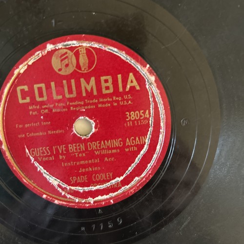 3-Spade Cooley 78tr/min 10” Shellac Records - RCA & Columbia STEEL GUITAR RAG / Last - Photo 9/14