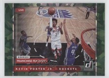 2021-22 Panini Donruss Franchise Features Holo Green Ice Kevin Porter Jr #24 g7c