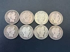 Lot of $4 face of Barber Half Dollars