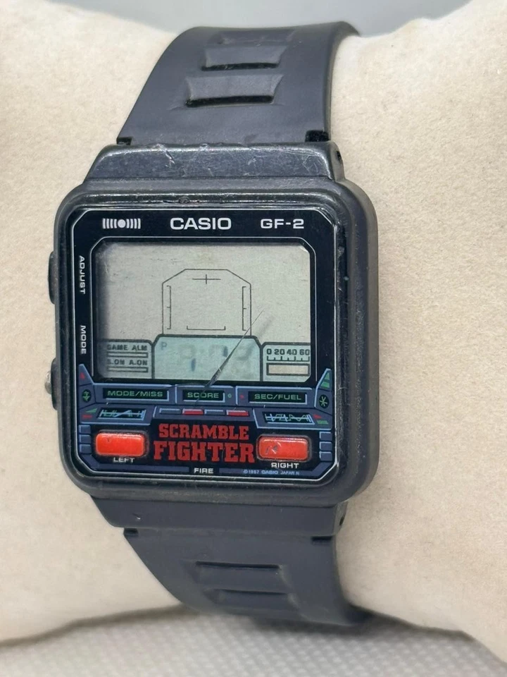 Módulo Reloj Casio GF-2 Screamble Fighter. 685 Vintage Raro Hecho en Japón (Leer) Foto 2 de 4