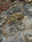 VTG Mid-Century Costume 22+ Jewelry Lot Coventry, Jonette, NR, Brooches A24-2