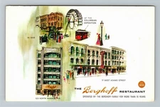 Chicago IL-Illinois, The Berghoff Restaurant Advertising Vintage Postcard