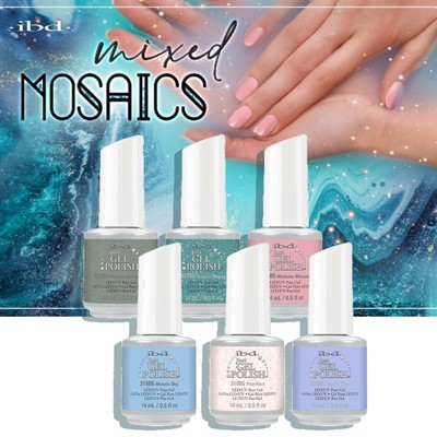 ibd Gel Polish Mixed Mosaics 2022 New Collection *Pick Any*