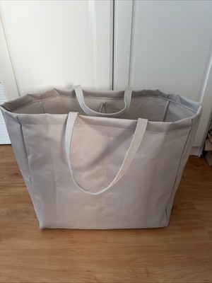 Wäschesammler Sortierer Oder Pflanzsack Geteilt Wäschekorb Beige Creme H&M Home