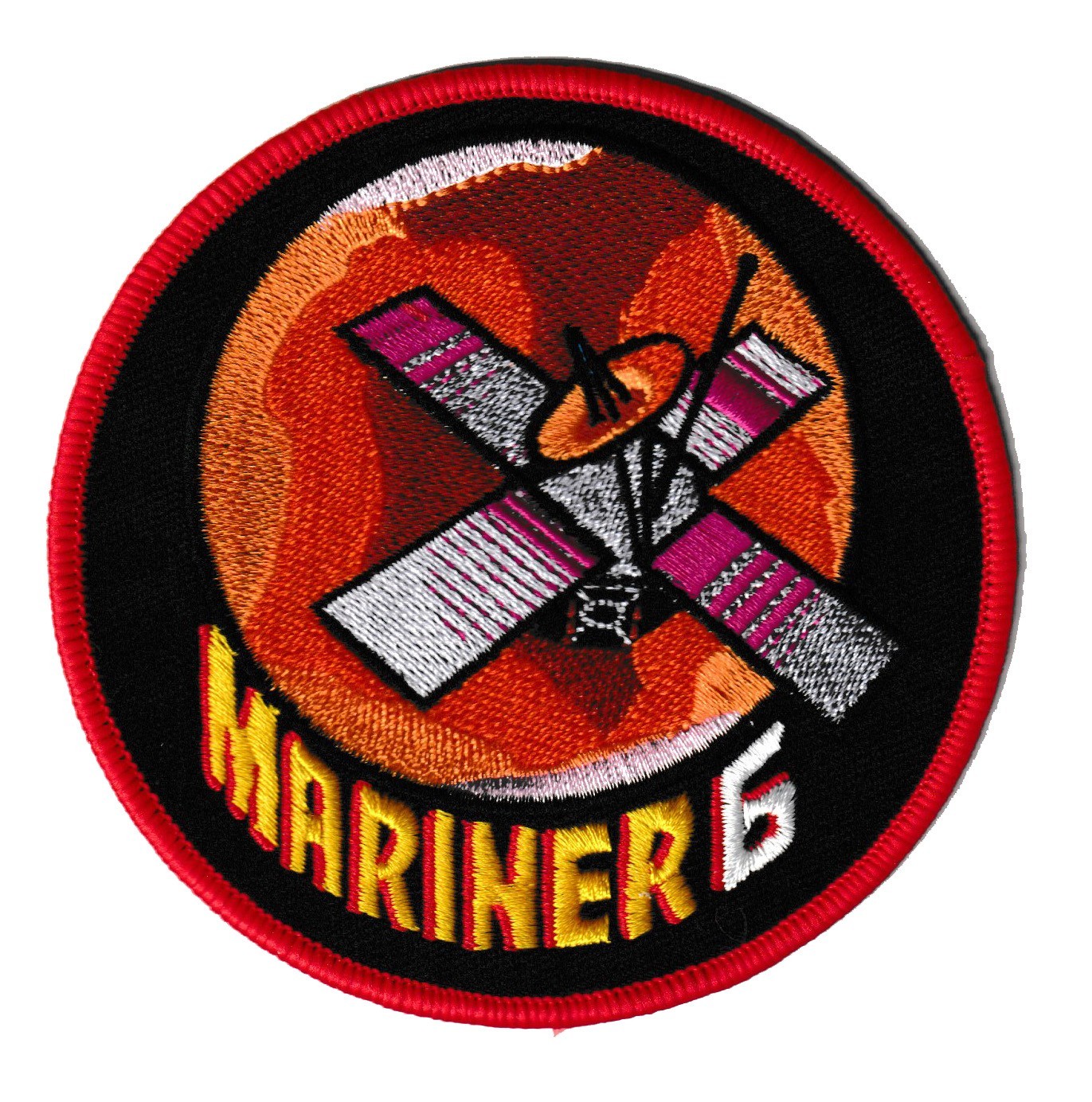 Kellogg's cereal premium NASA Mariner 6 Mars mission embroidered space patch