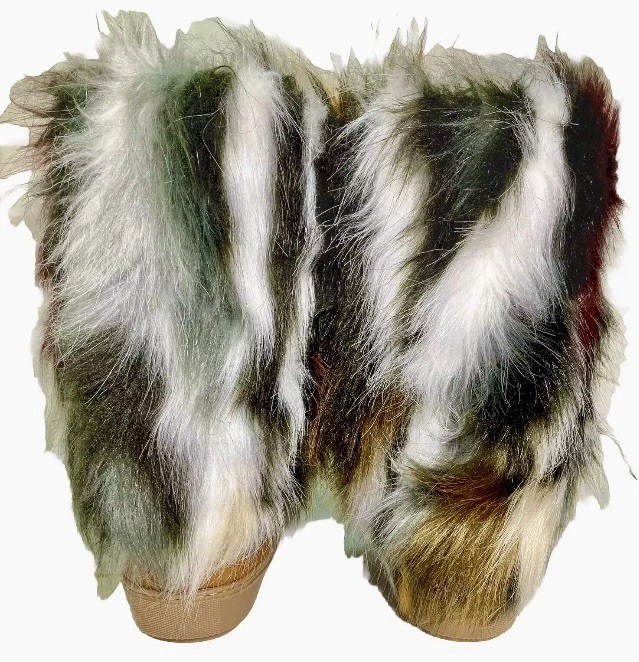 Bellini AIRBRUSH Botas Multicolor Marrón Microgamuza Piel Sintética W Talla 11 Foto 2 de 4