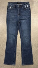 Judy Blue Straight Leg Jeans Women's Size 7/28 Stretch Denim High Rise