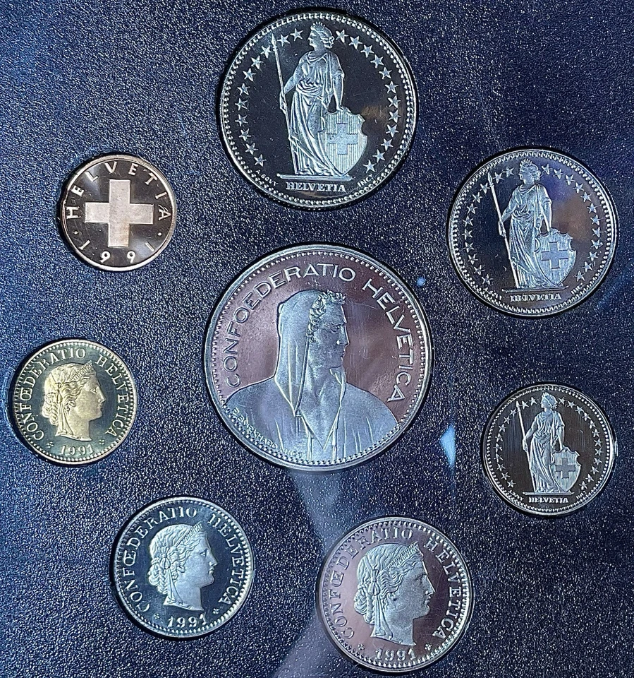 1991 Switzerland Mint Set ✦ Very Rare Key Date Release • See Sold Comps! - Image 3 of 4