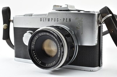 OLYMPUS PEN F 35mm Half Frame w F ZUIKO AUTO S 38mm F/1.8 Lens