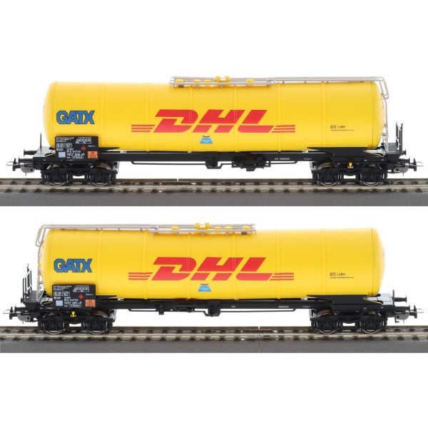 "Piko 28306 H0 2Er Set Knickkesselwagen \"Dhl\", Db Ag, Ep. Vi H0 + Neu"-image