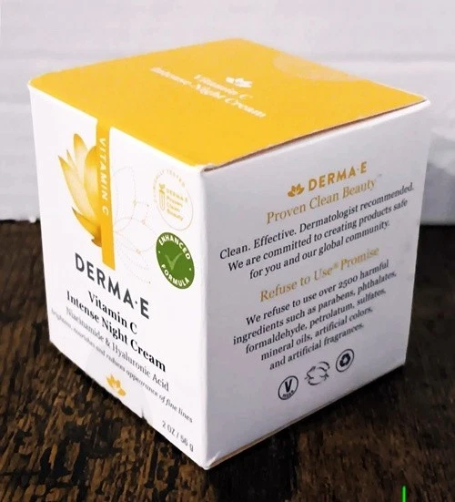 Crema de Noche Intensa Derma E Vitamina C 2 OZ - NUEVA En Caja Foto 2 de 4