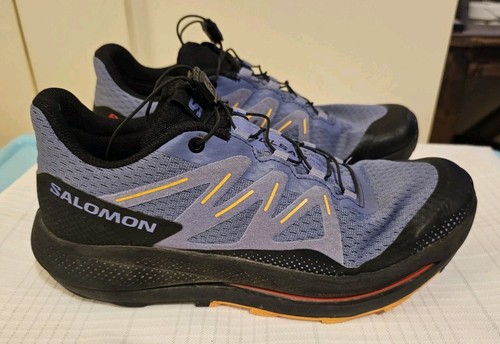 Scarpa SALOMON PULSAR TRAIL DONNA 8,5 velluto viola nero corsa escursionismo passeggio - Foto 1 di 8