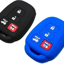 Key Fob Cover Fit for Camry SE LE Avalon Corolla RAV4 Venza Highlander Sequoi