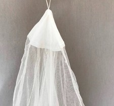 Mosquito Net for Bed Canopy Large Round for Bed Princess Netting Elegant White