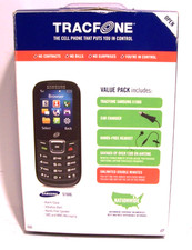 New Vintage 3G TracFone Samsung S150G In original box. Never used. w/accessories