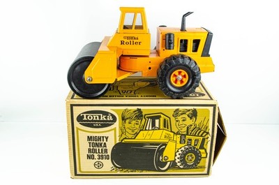 Vintage Mighty Tonka Roller Orange 3910 w/ Original Box - Near