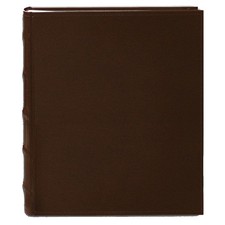 Pioneer Photo Album Sewn Bonded Leather BookBound Bi-Directional Photo Album, Ho