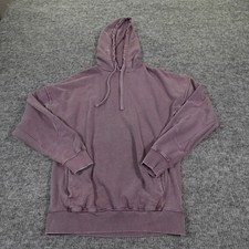 Gymshark Power Washed Hoodie Men's Small Purple Oversized Fit Pullover Logo