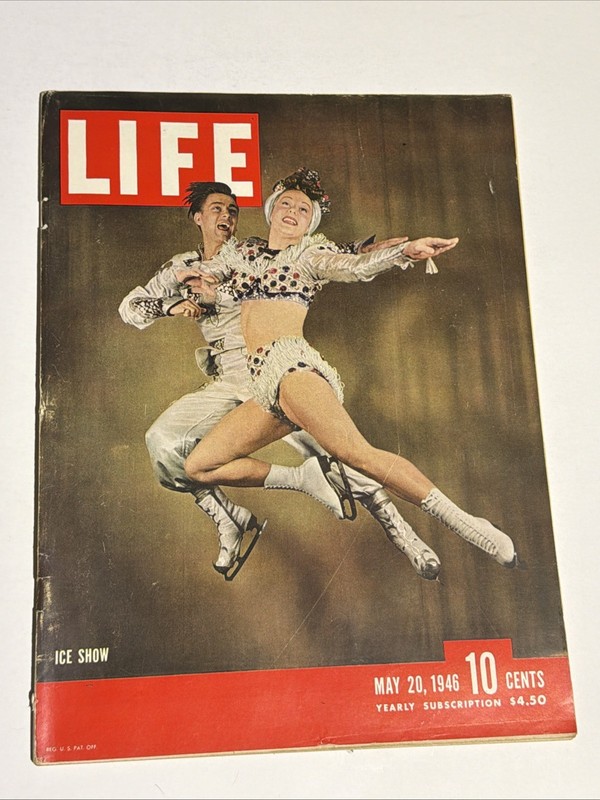 Life Magazine May 20,1946 Ice Show Lucky Strike Iran Liberalism Henry V