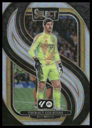 Thibaut Courtois 2024-25 Panini Select La Liga #120 Silver Real Madrid CF