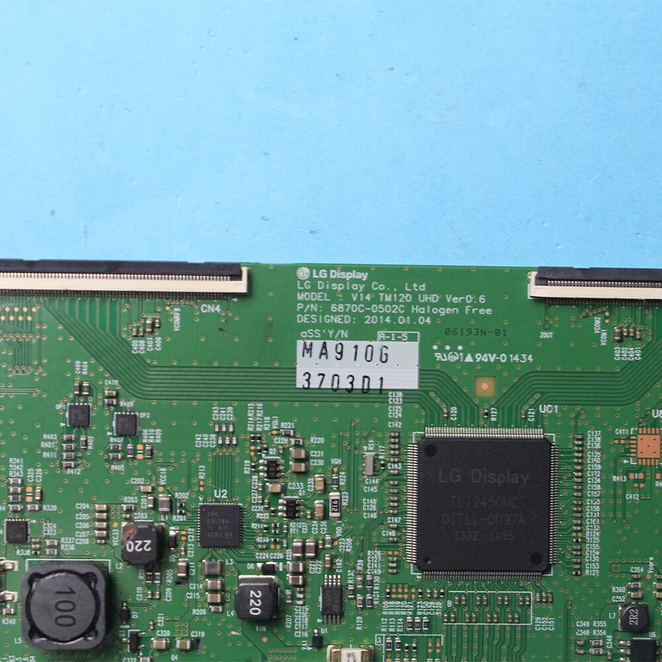 Tarjeta T-con 6870C-0502C V14 TM120UHD Ver0.6 LG tarjeta de TV para TV de 55"" Foto 4 de 4