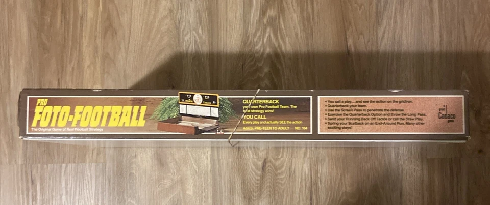 Juego de Estrategia Fútbol Foto Profesional Vintage 1977 Cadaco Nº 164 INCOMPLETO para piezas Foto 3 de 4