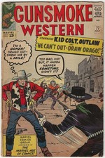Gunsmoke Western #77 1963 Silver Age Marvel Western Comic Book VG+
