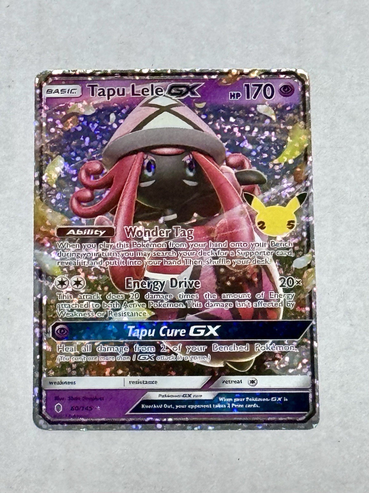 Pokemon Tapu Lele GX Ultra Rare SM - Guardians Rising 60/145 via 