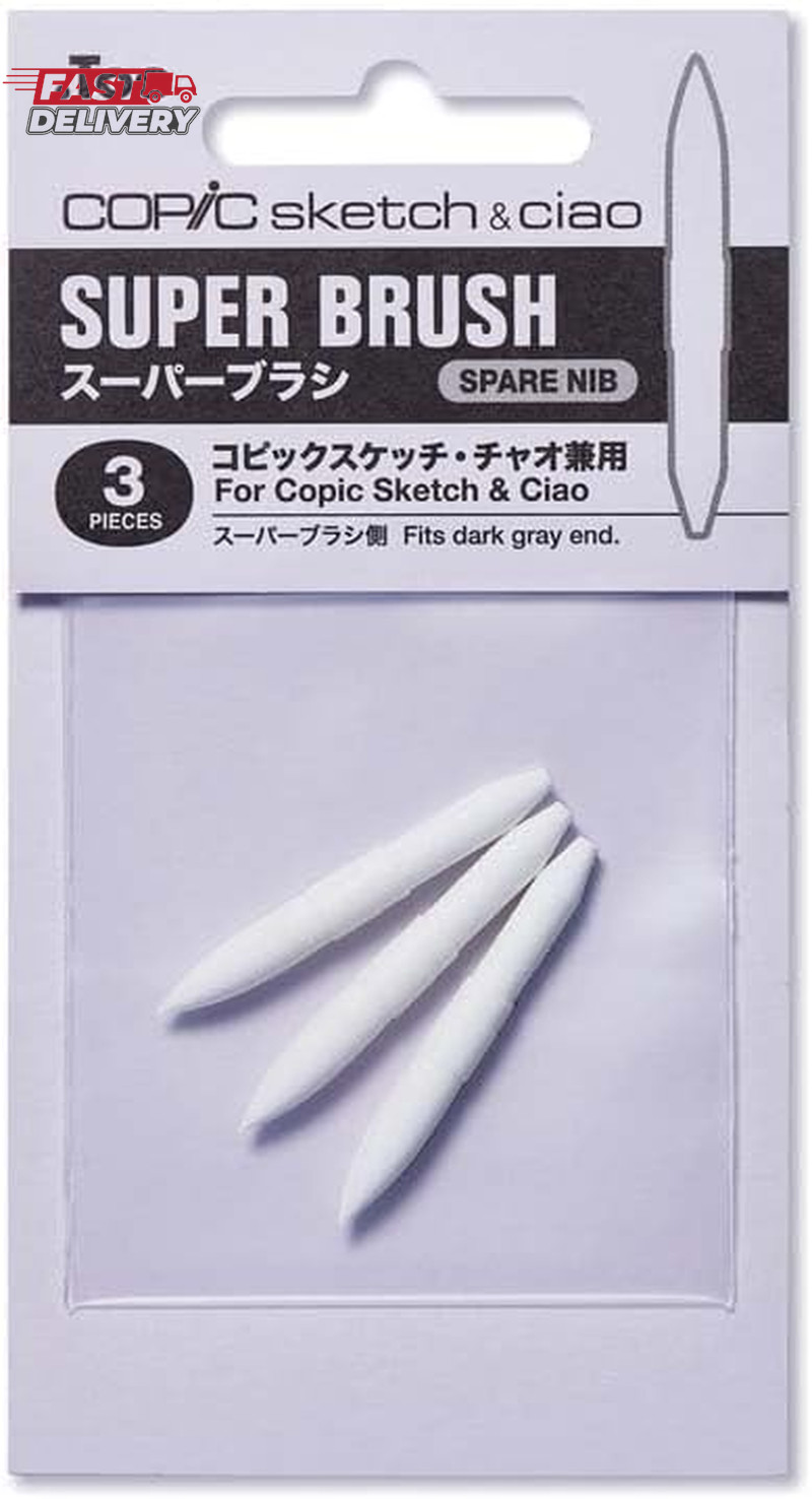 Super Brush Nib (003355), White