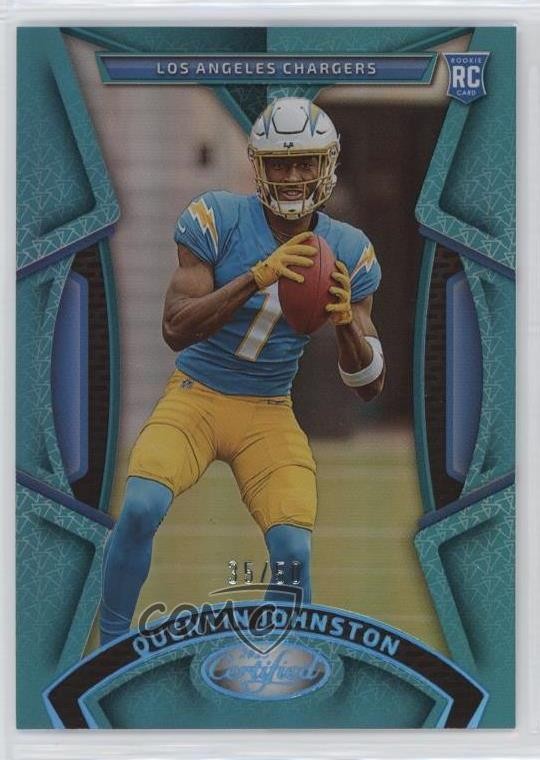 2023 Certified Rookies Mirror Teal 35/50 Quentin Johnston #149 0j7s