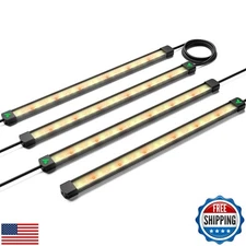 VIVOSUN Lumaray LED Grow Light Bars 16”(4-Bar), Full Spectrum Side Lighting w